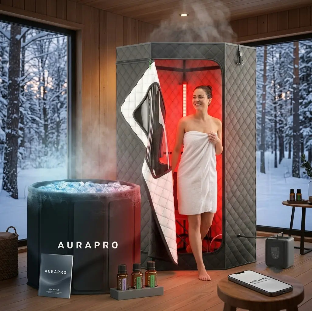 The True North Recovery: How Canadian Athletes and Homeowners are Using AuraPro's Cold Plunge and Steam Sauna Suite for Elite Contrast Therapy and Red Light Healing