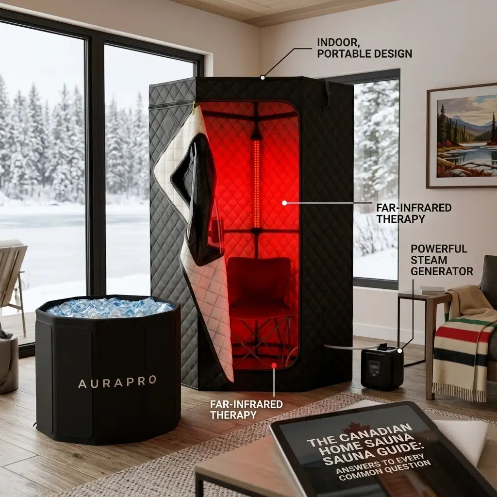 Canadian Home Sauna Guide: Answers to Every Common Question About Indoor, Portable, and Steam Saunas in the True North