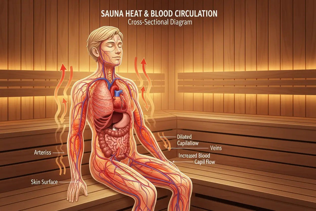 Steam Sauna for Blood Circulation: How Canadians Can Improve Heart Health, Energy, and Recovery Naturally at Home - AURAPRO SAUNA™