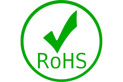 AuraPro Portable Sauna ROHS Certified logo, ensuring compliance with EU regulations for safe and eco-friendly products.