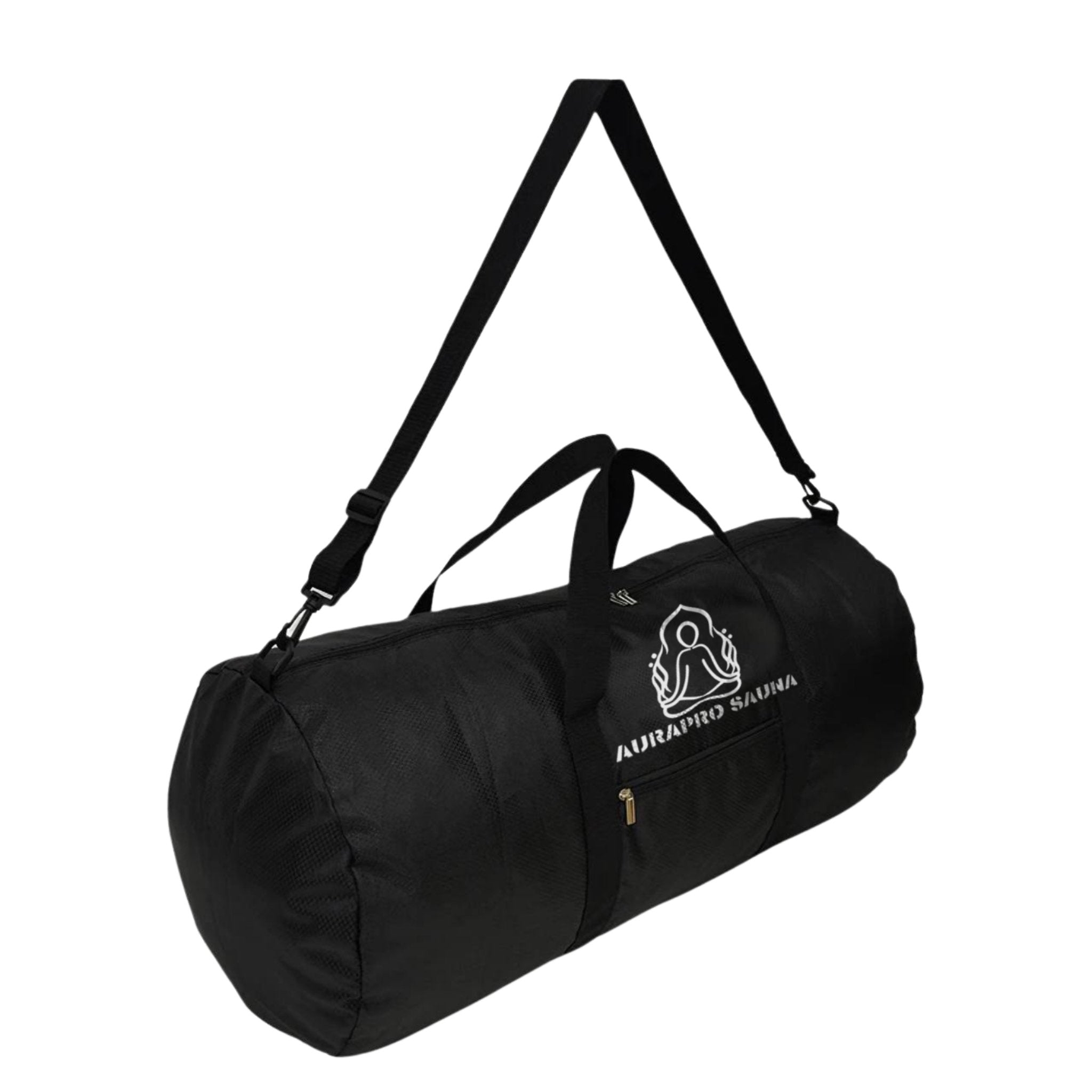 AuraPro portable sauna carry bag for easy transportation and storage, designed for convenience and durability.