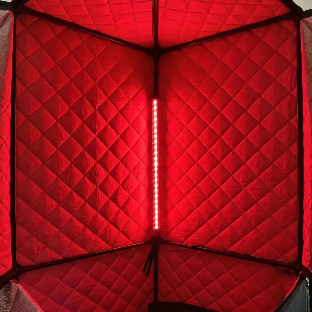 AuraPro™ Portable Steam Sauna with Red Light Therapy