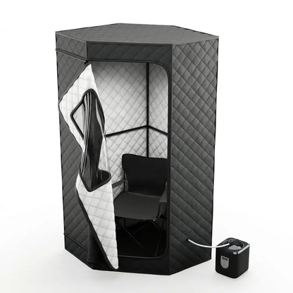AuraPro™ Portable Steam Sauna with Red Light Therapy